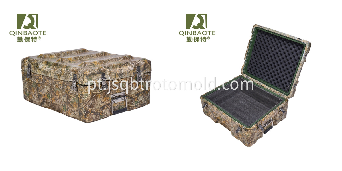 Camouflage rotomolding case